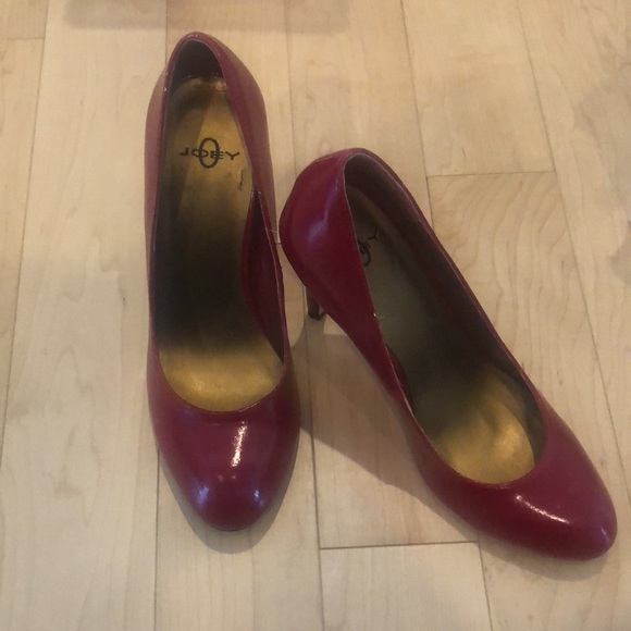💃🏼JOEY RED HEEL GOOD USED CONDITION - Picture 1 of 9